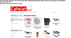 Desktop Screenshot of cafelatstore.com